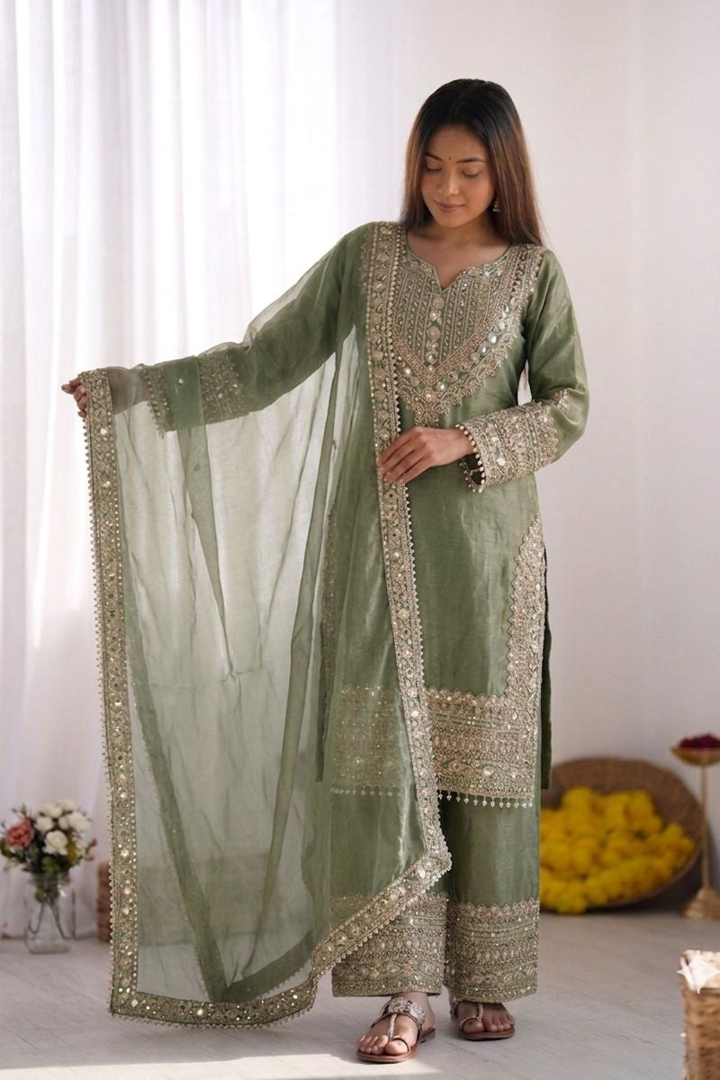 Neerjaara Embroidered Sharara Suit Set