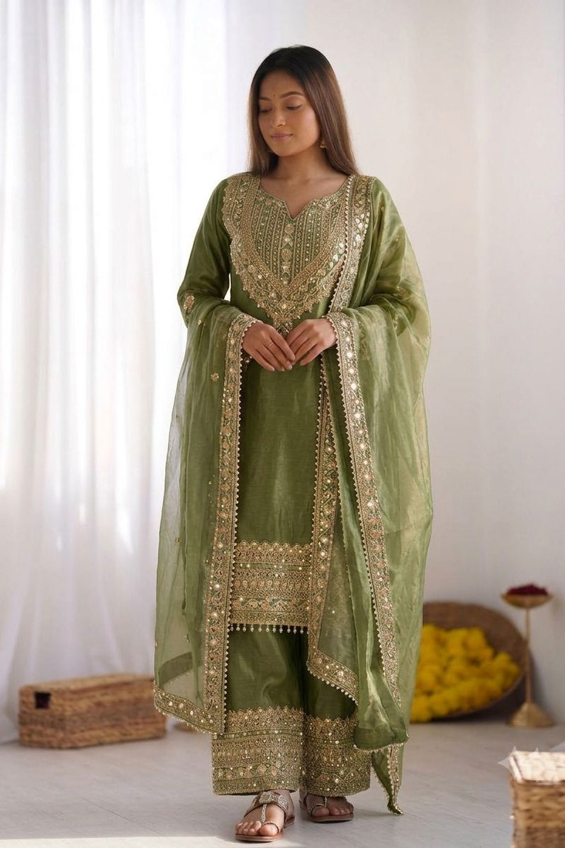 Neerjaara Embroidered Sharara Suit Set