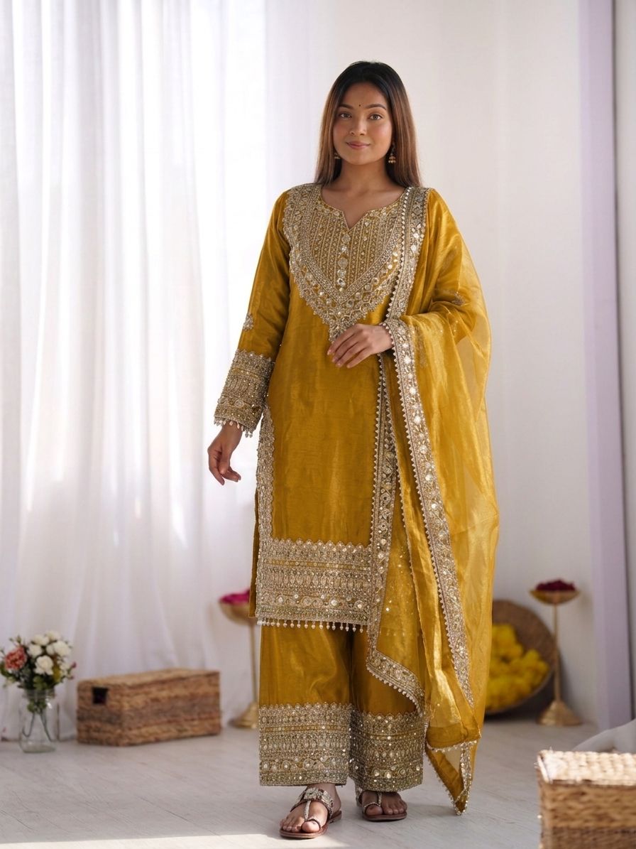 Neerjaara Embroidered Sharara Suit Set