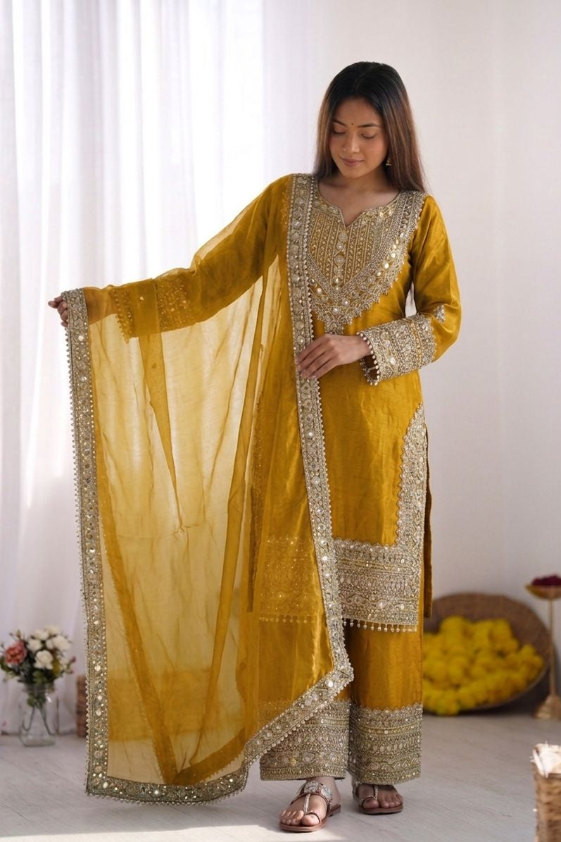 Neerjaara Embroidered Sharara Suit Set