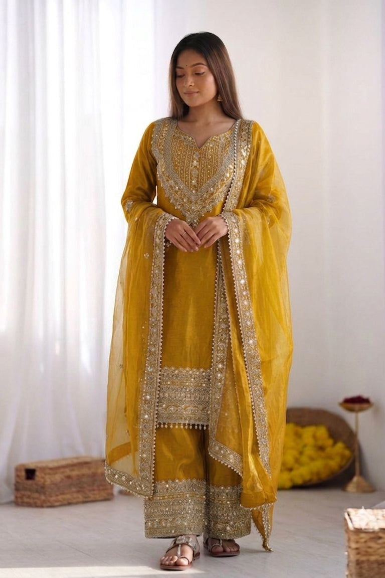 Neerjaara Embroidered Sharara Suit Set