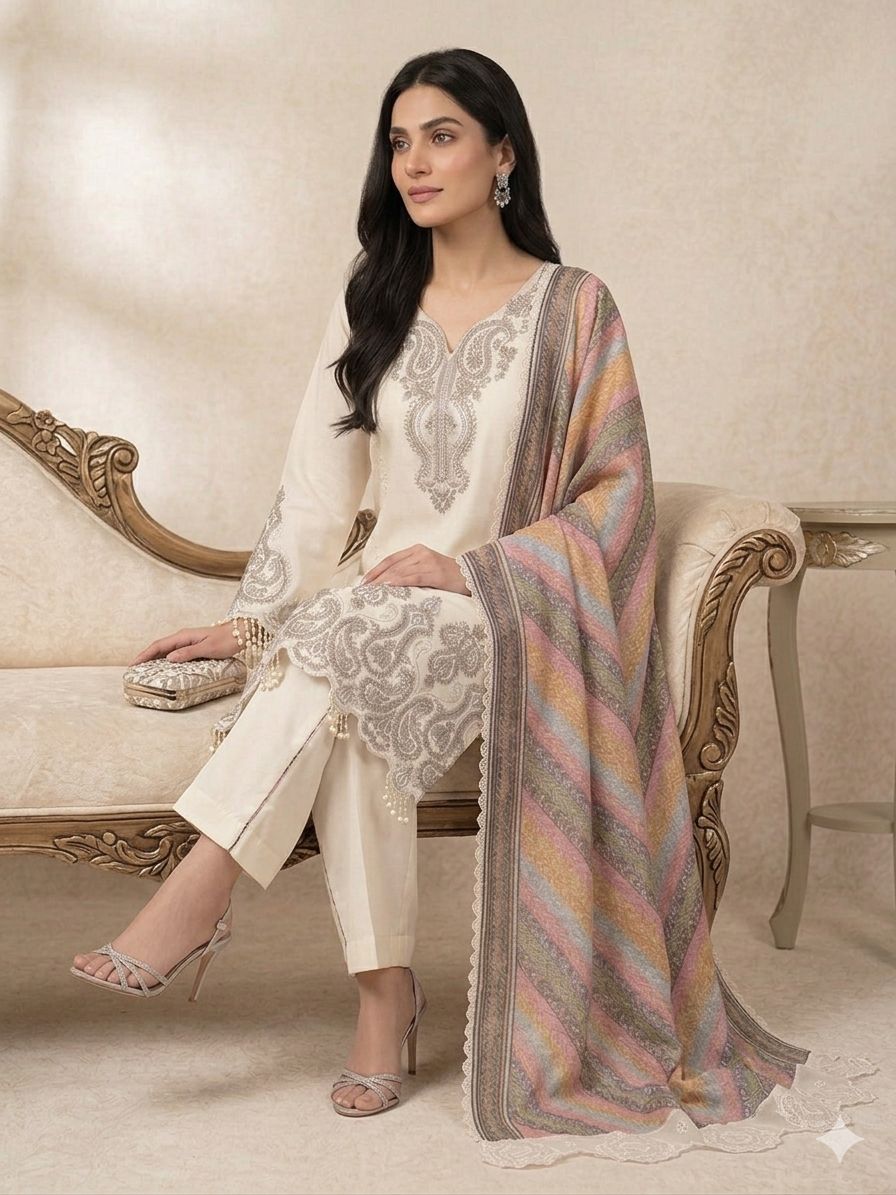 Chandrika Sequence Embroidered Palazzo Set