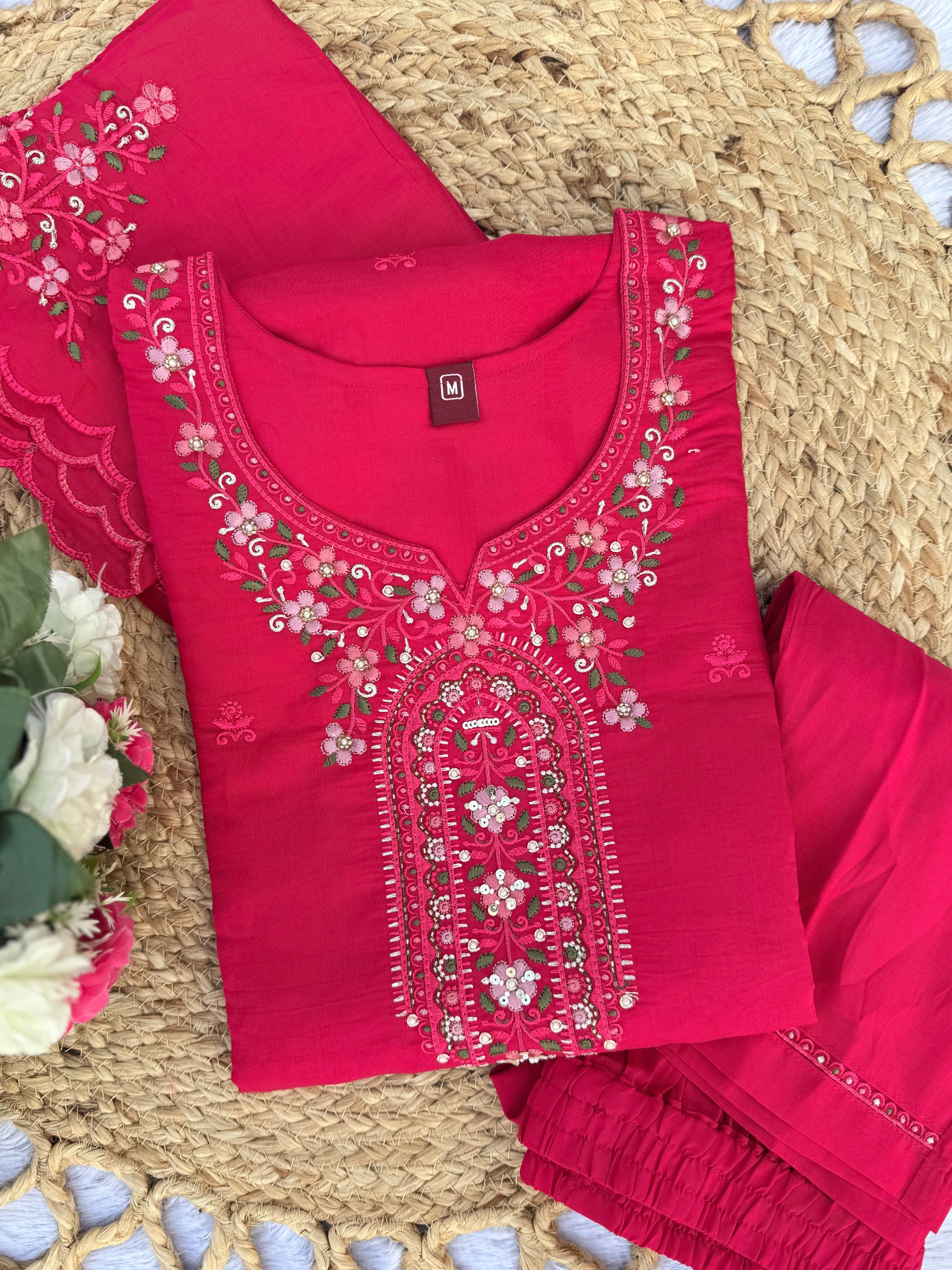 Pink Sugandha Designer 3-Piece Set