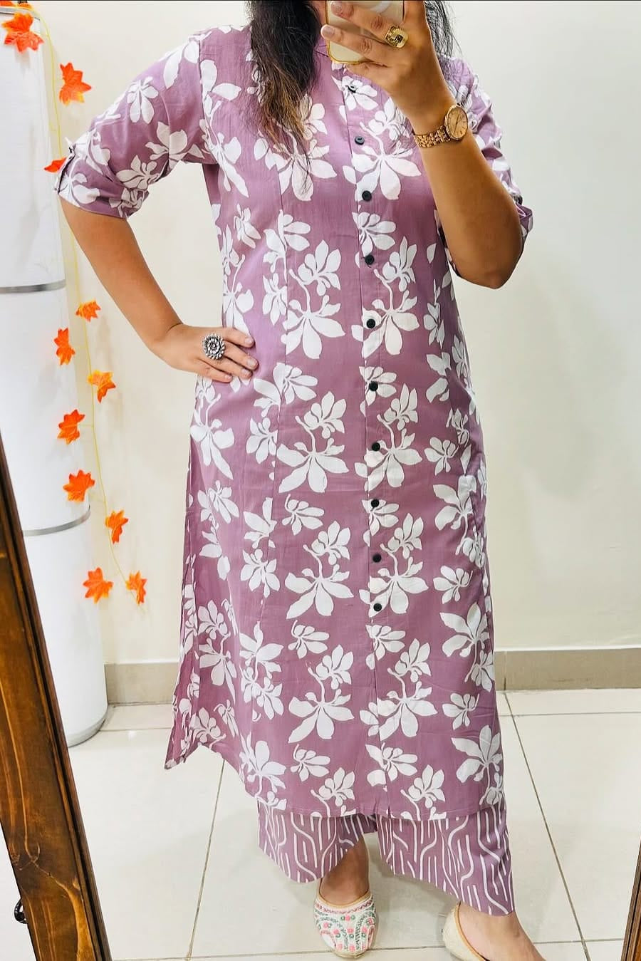 Premium Floral Bloom Cotton Co-ord Set