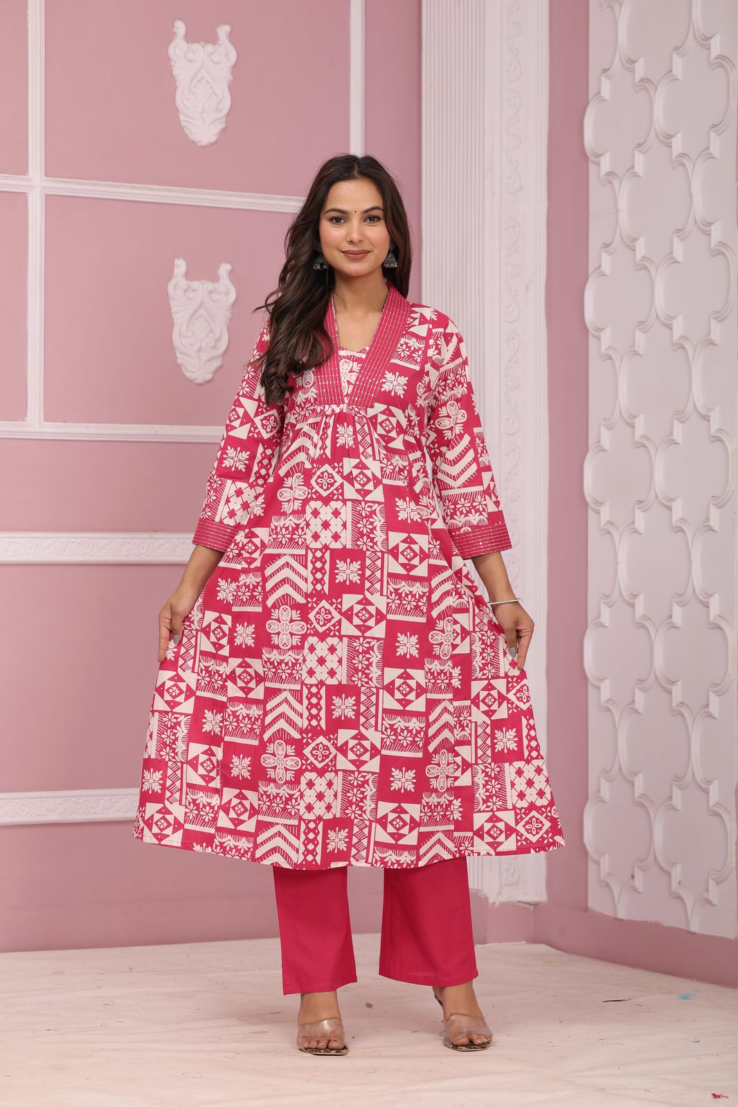 Beautiful  Heavy Sequence Embroidery Co-ord Set