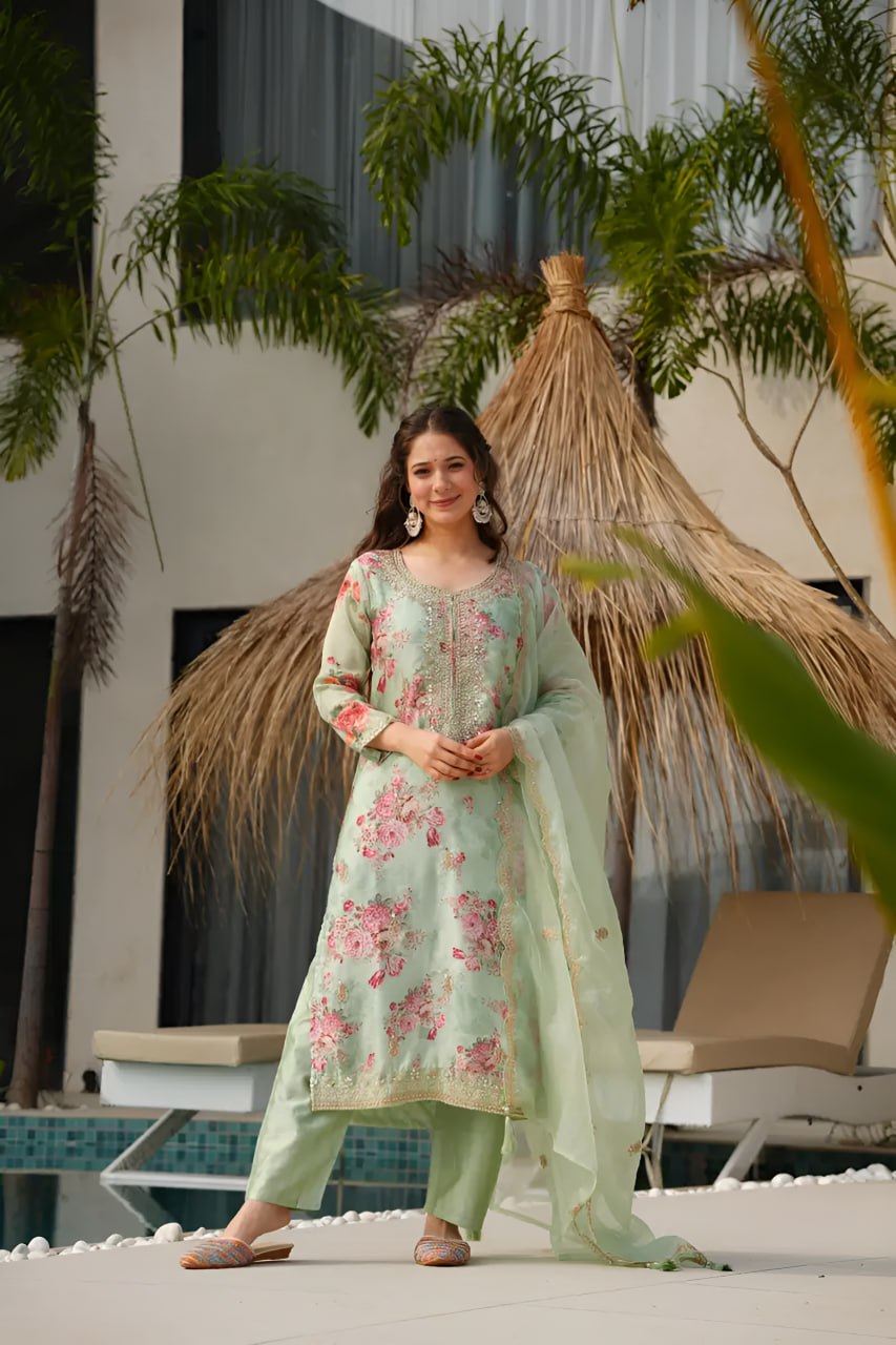 New Launching Noor-E-Safa Tebby Silk Festive Suit Set