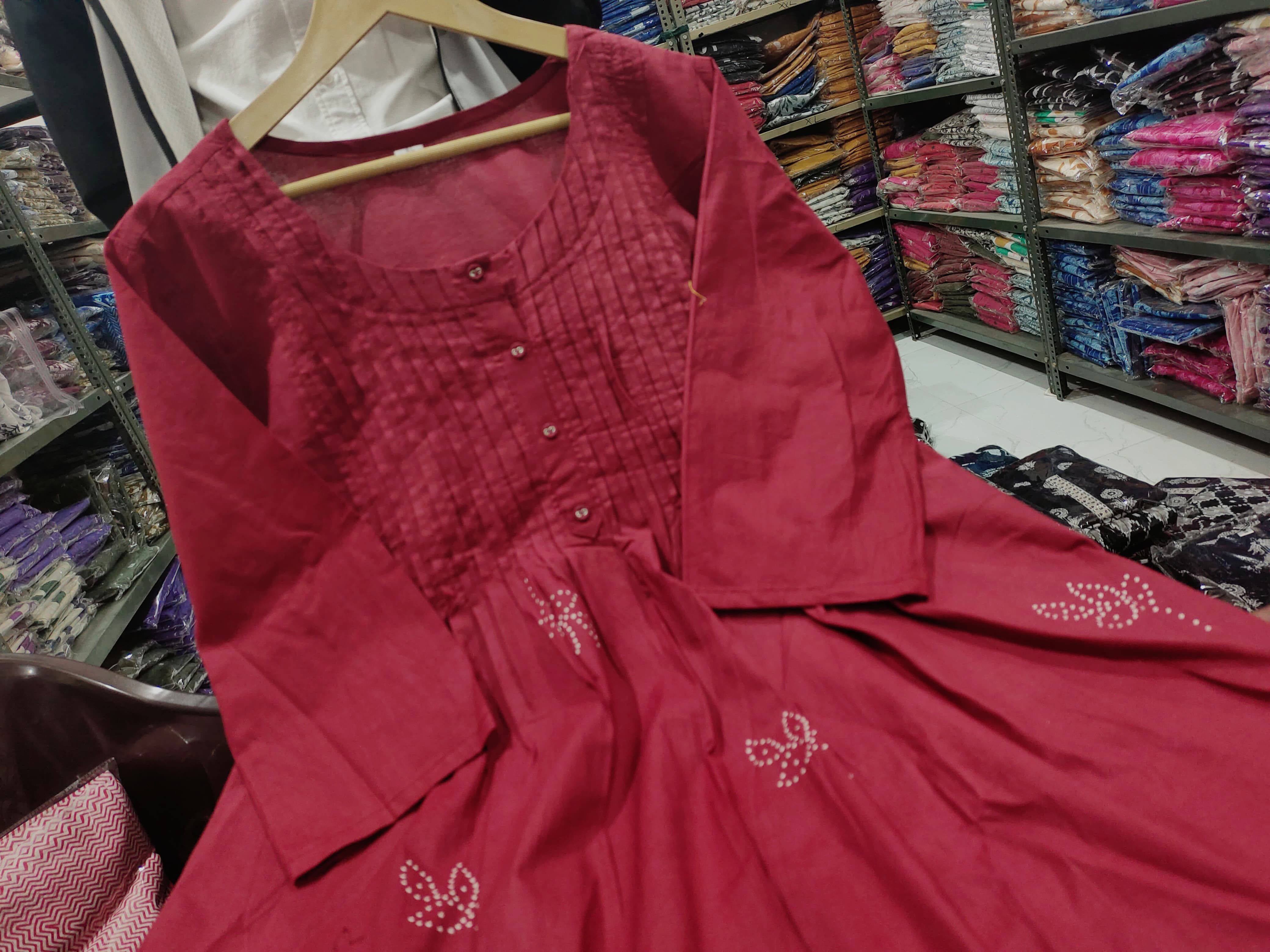 Elegance V-Neck Kurti Pant Dupatta Set