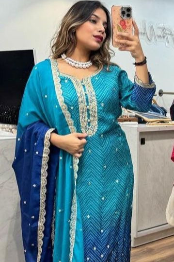Rangriti Bandhni Glow Suit Set