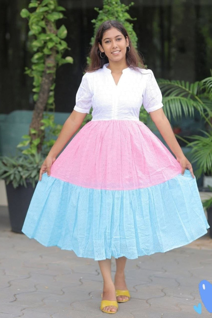 Rangrez Futball Cotton Digital Print Gown