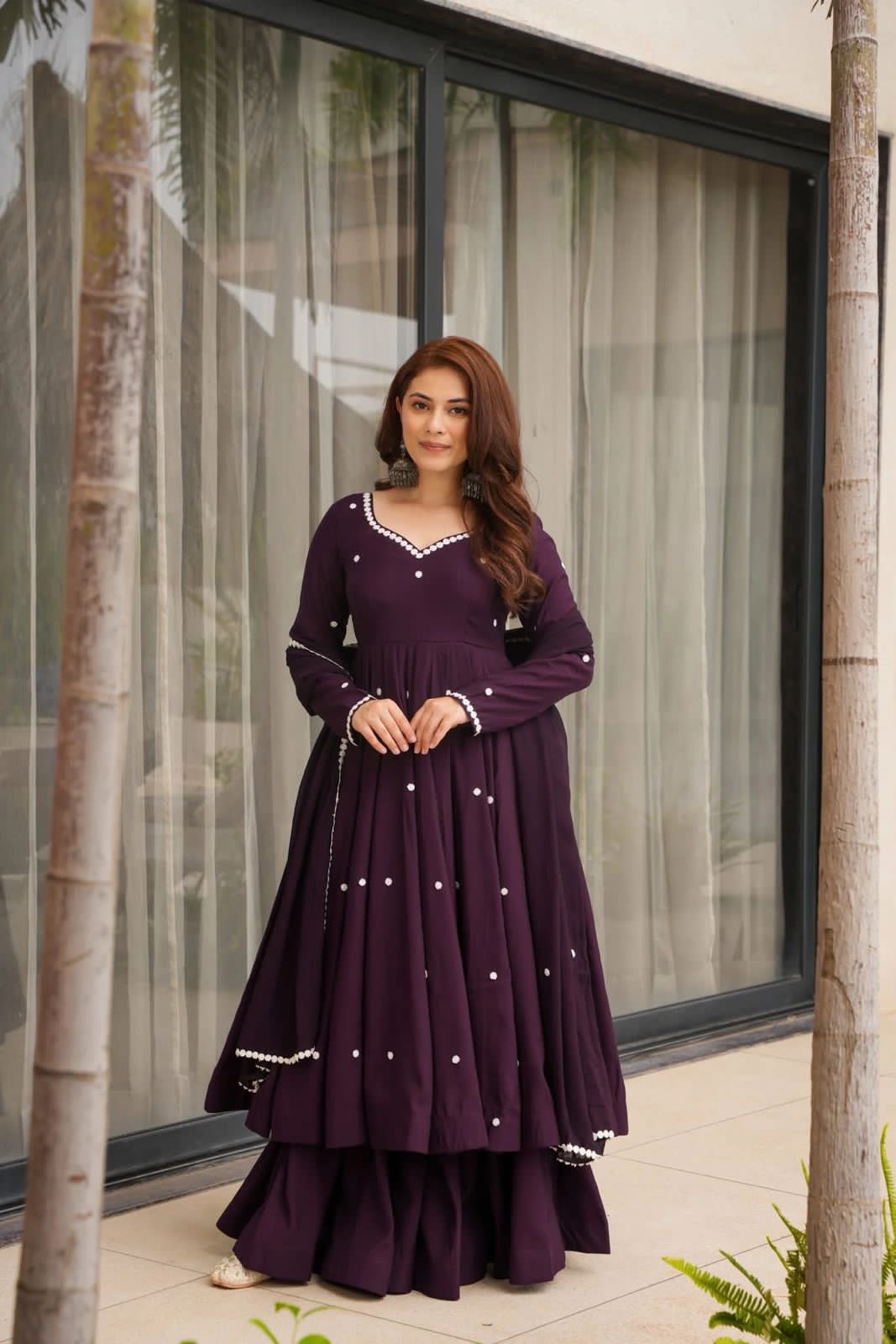 Mehreen Heavy Embroidered Georgette Suit Set