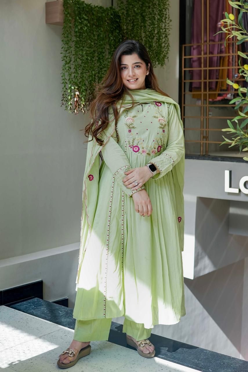 Rooh Chanderi Silk Embroidered Suit Set
