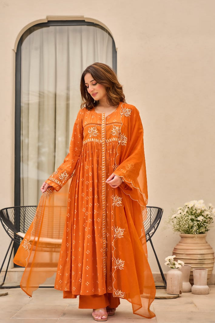 New Launching Amber Grace Anarkali Set