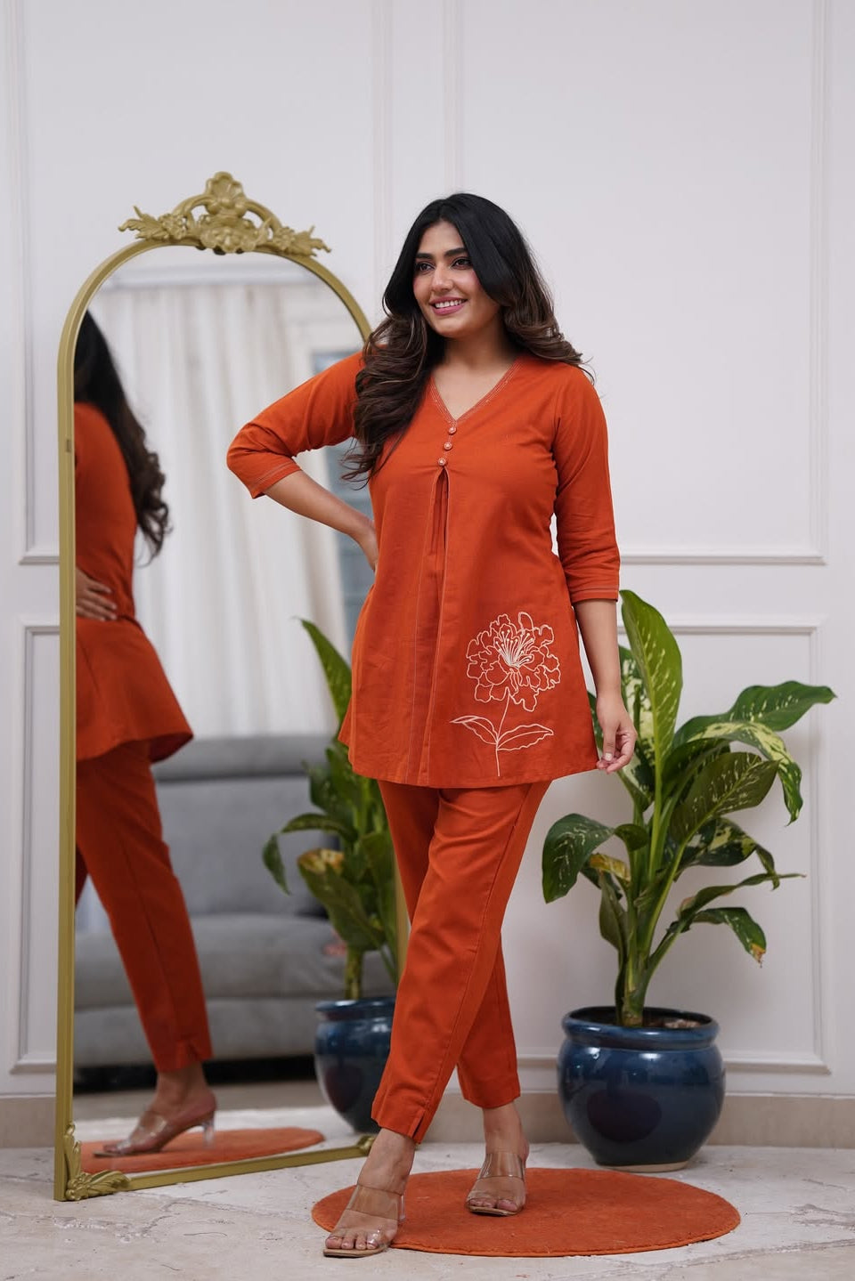 Sunlit Charm Cotton Co-ord Set