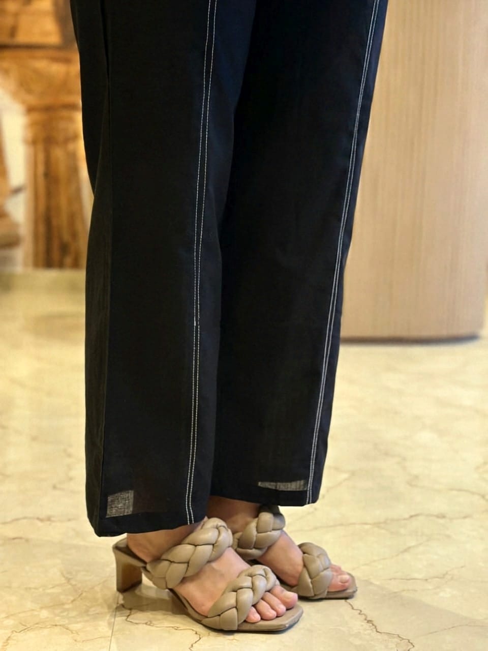 Black Serenity Embroidered Co-ord Set