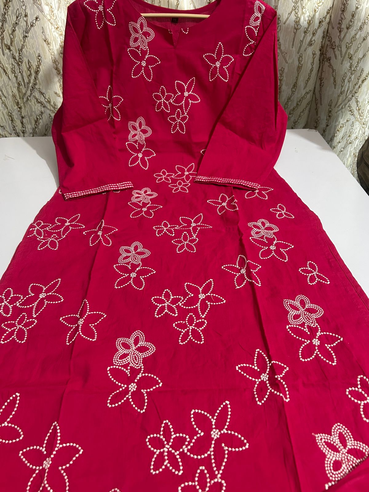 Taj Gulnaaz Pink Embroidered Flex Cotton Khadi Suit Set