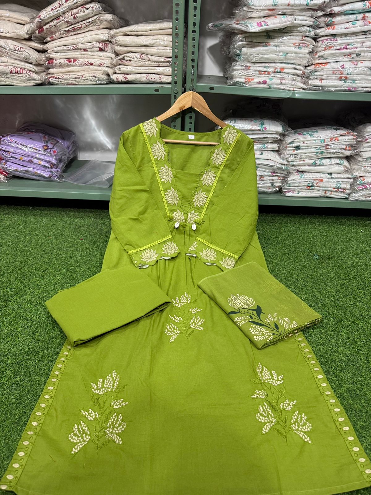 New Launching Cotton Embroidered Suit Set