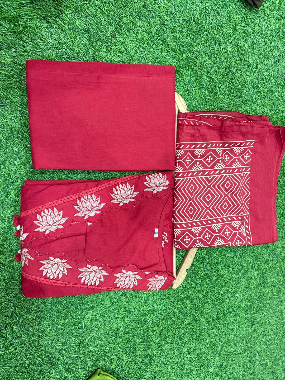 New Launching Cotton Embroidered Suit Set