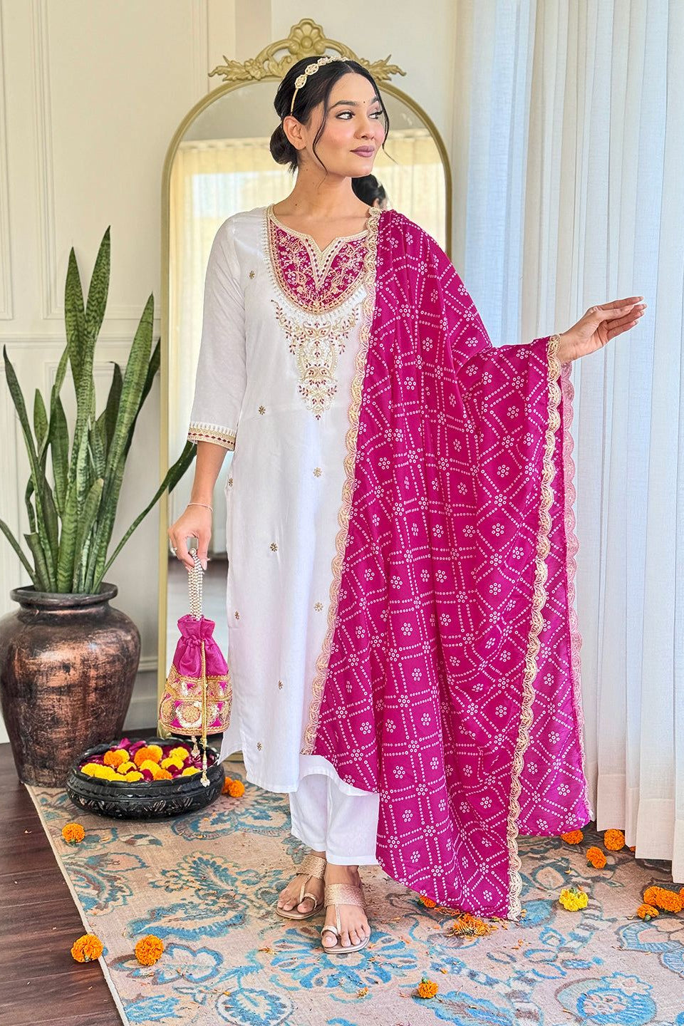 New Launching Roman Embroidered Suit Set