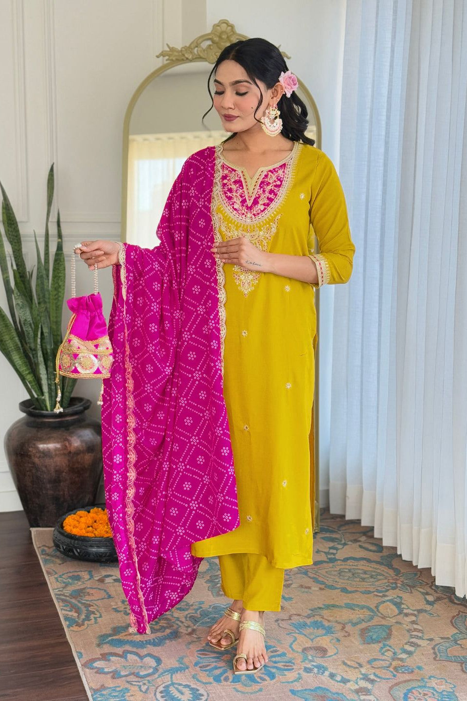New Launching Roman Embroidered Suit Set
