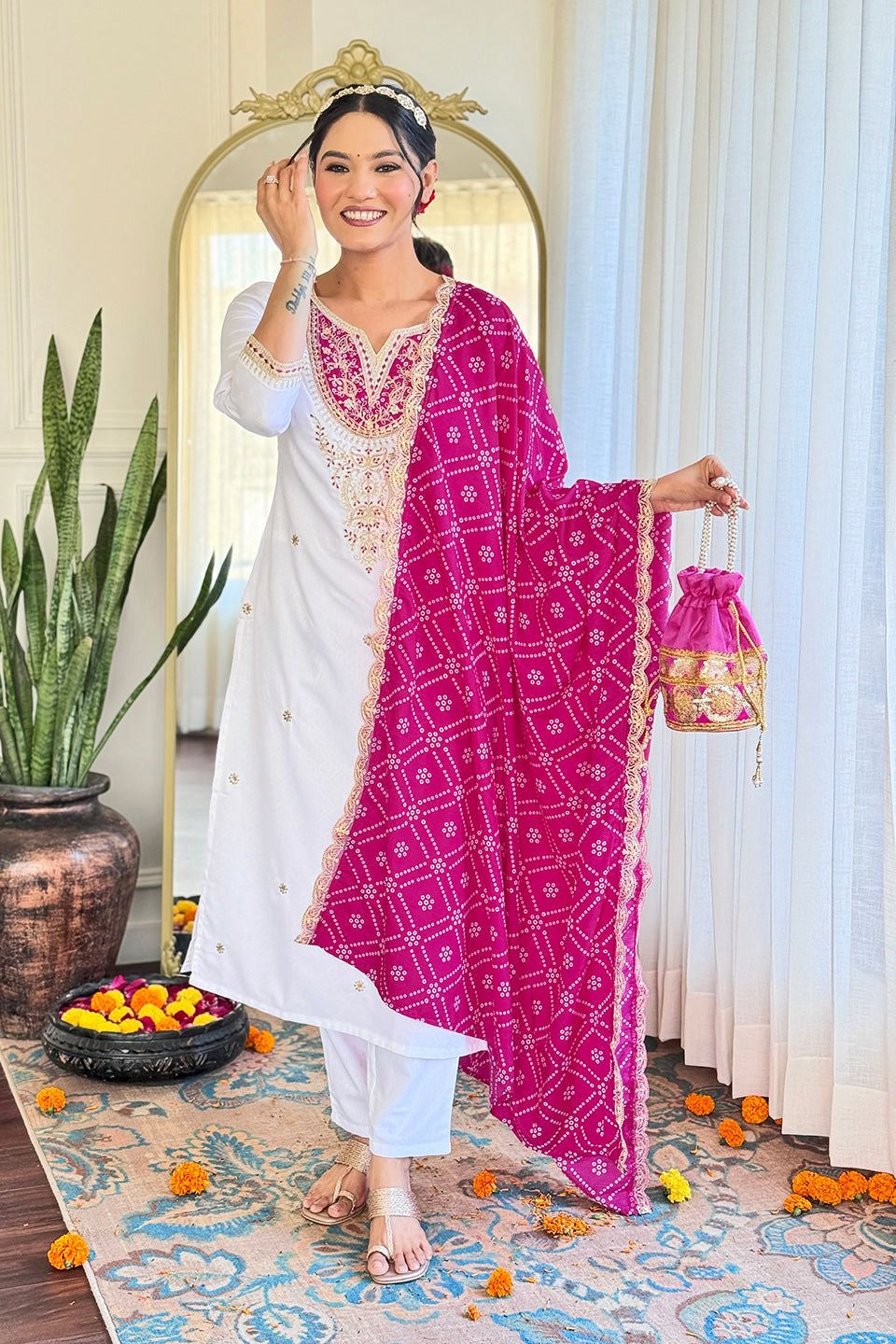 New Launching Roman Embroidered Suit Set