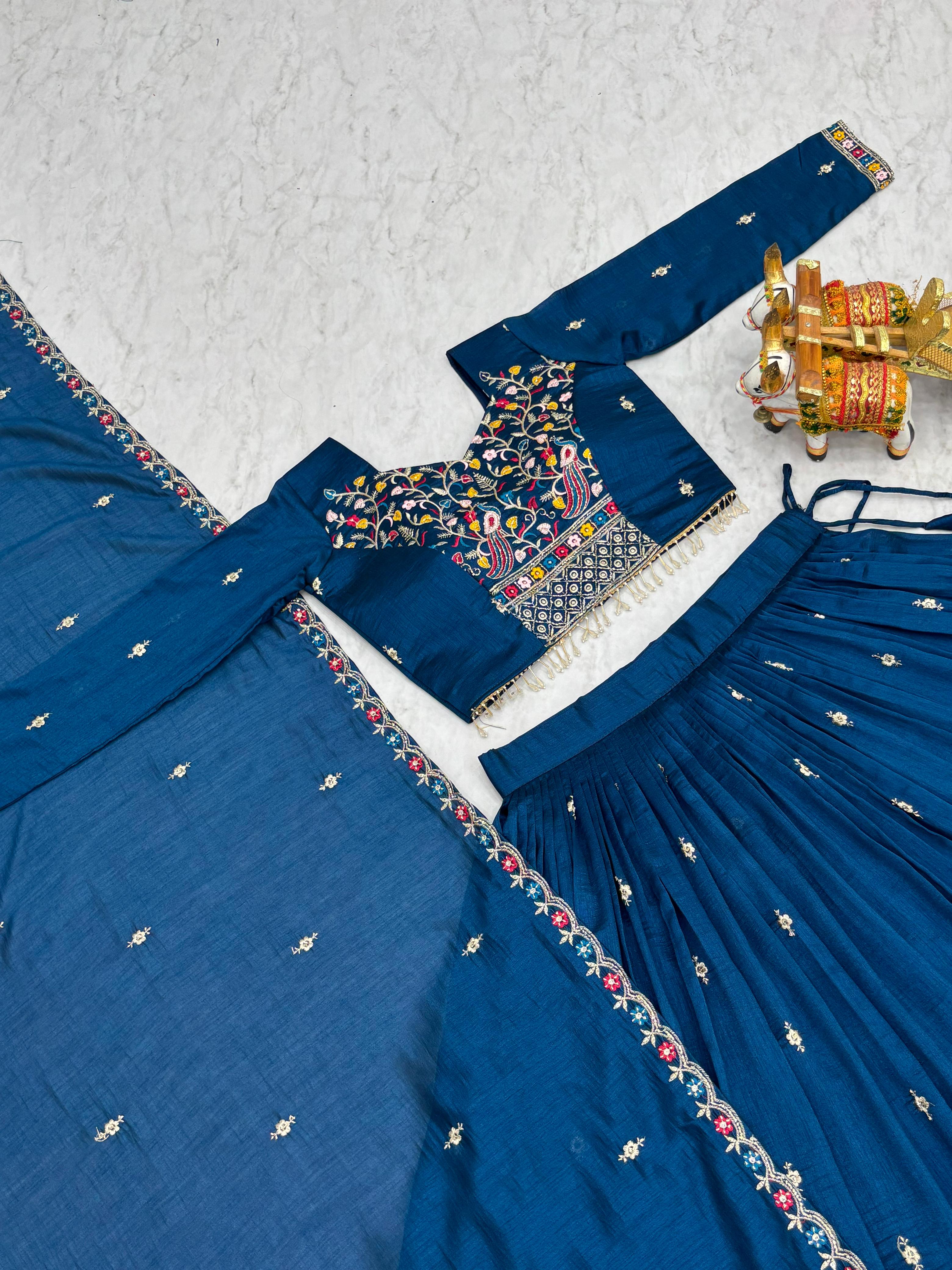 hahana Vichitra Silk Wedding Lehenga Choli