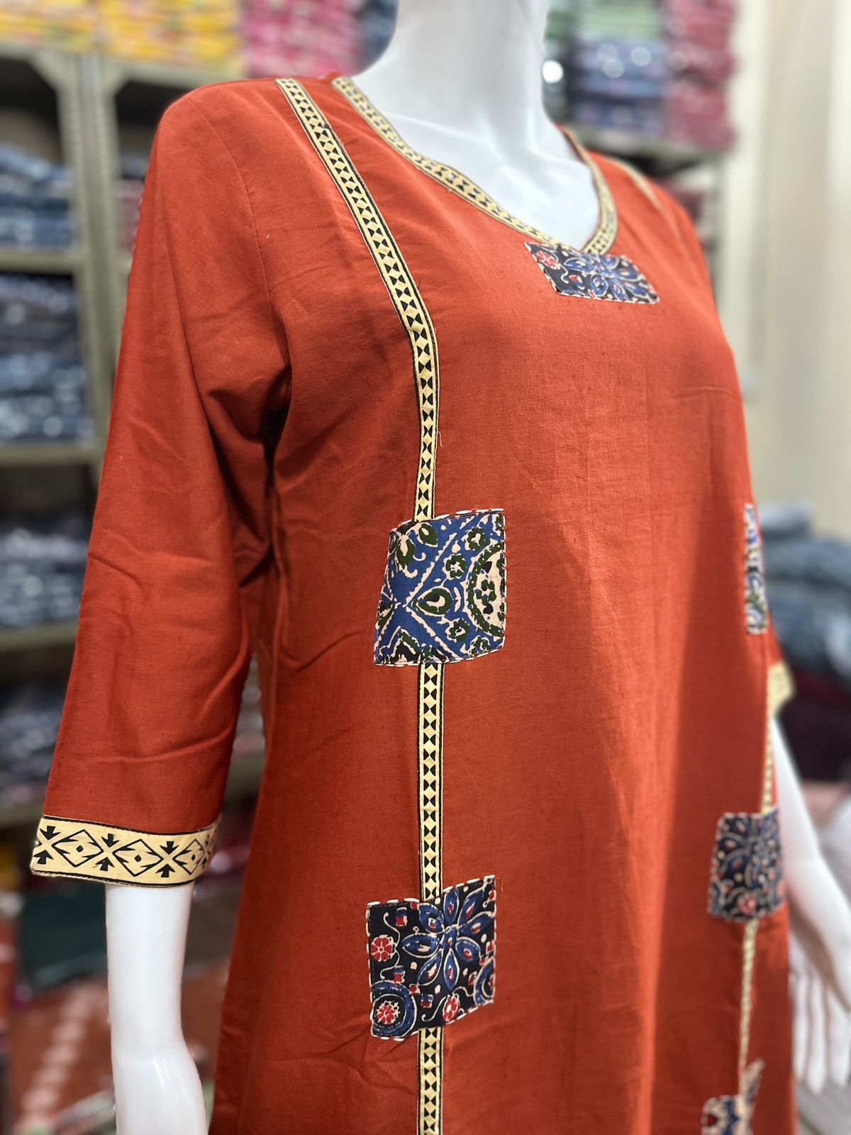 Aarohi Pechkari Cotton Flex Kurti Palazzo Set