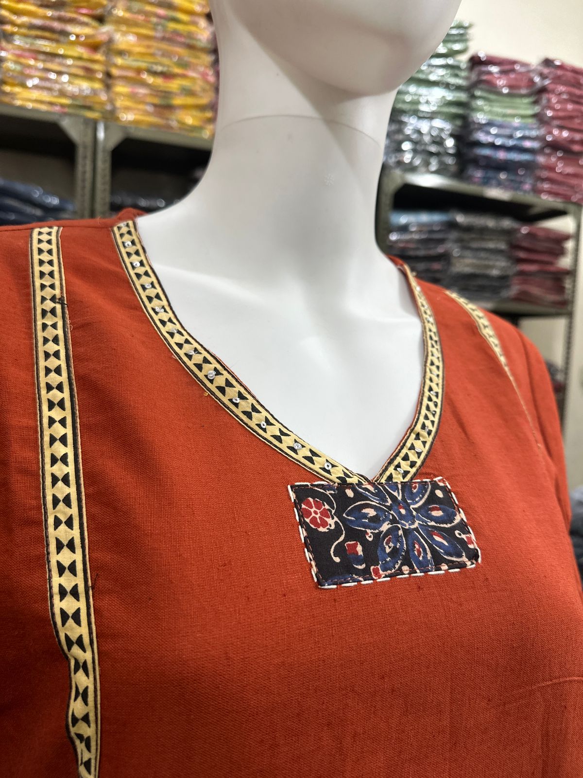 Aarohi Pechkari Cotton Flex Kurti Palazzo Set