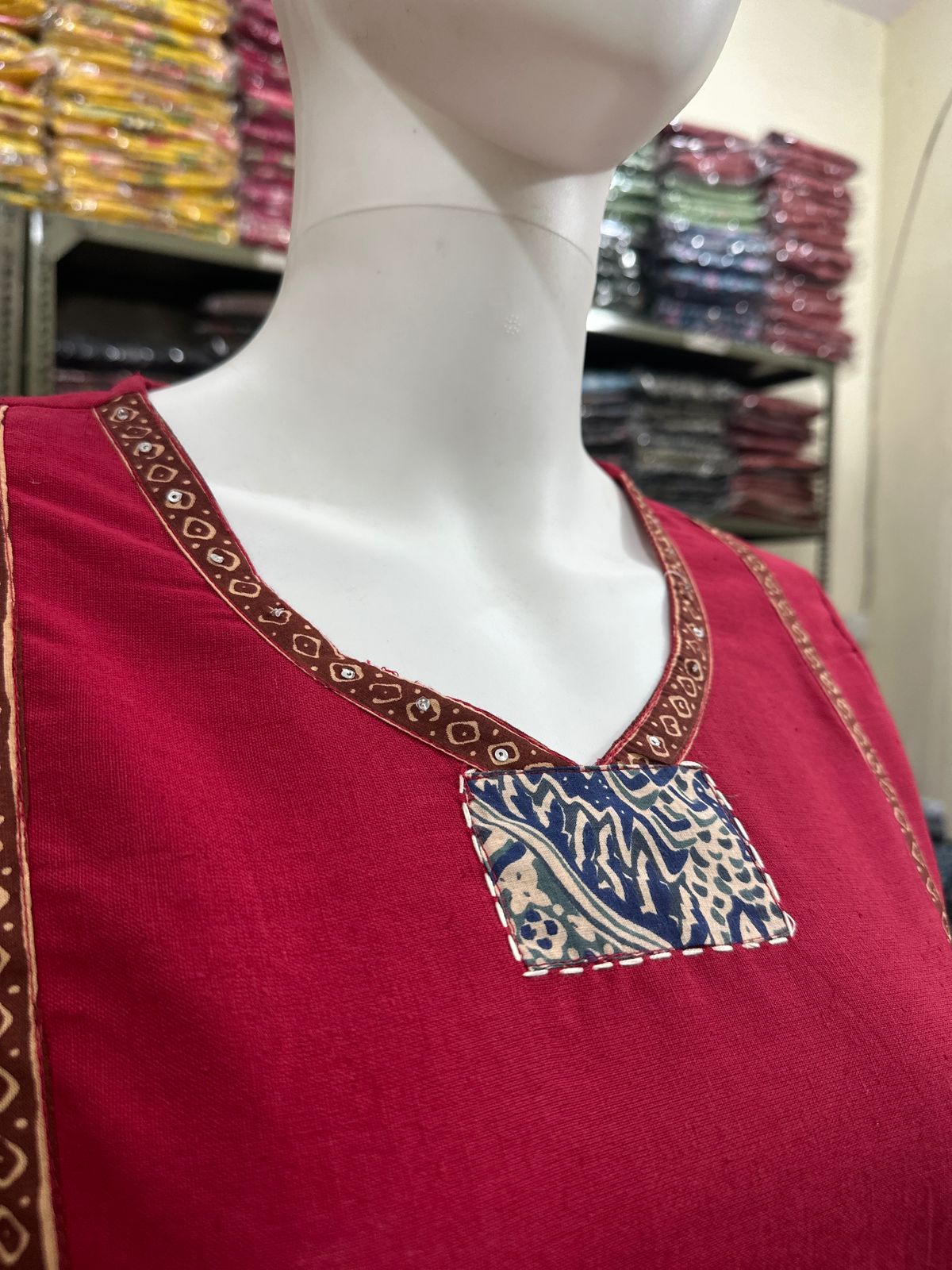 Aarohi Pechkari Cotton Flex Kurti Palazzo Set
