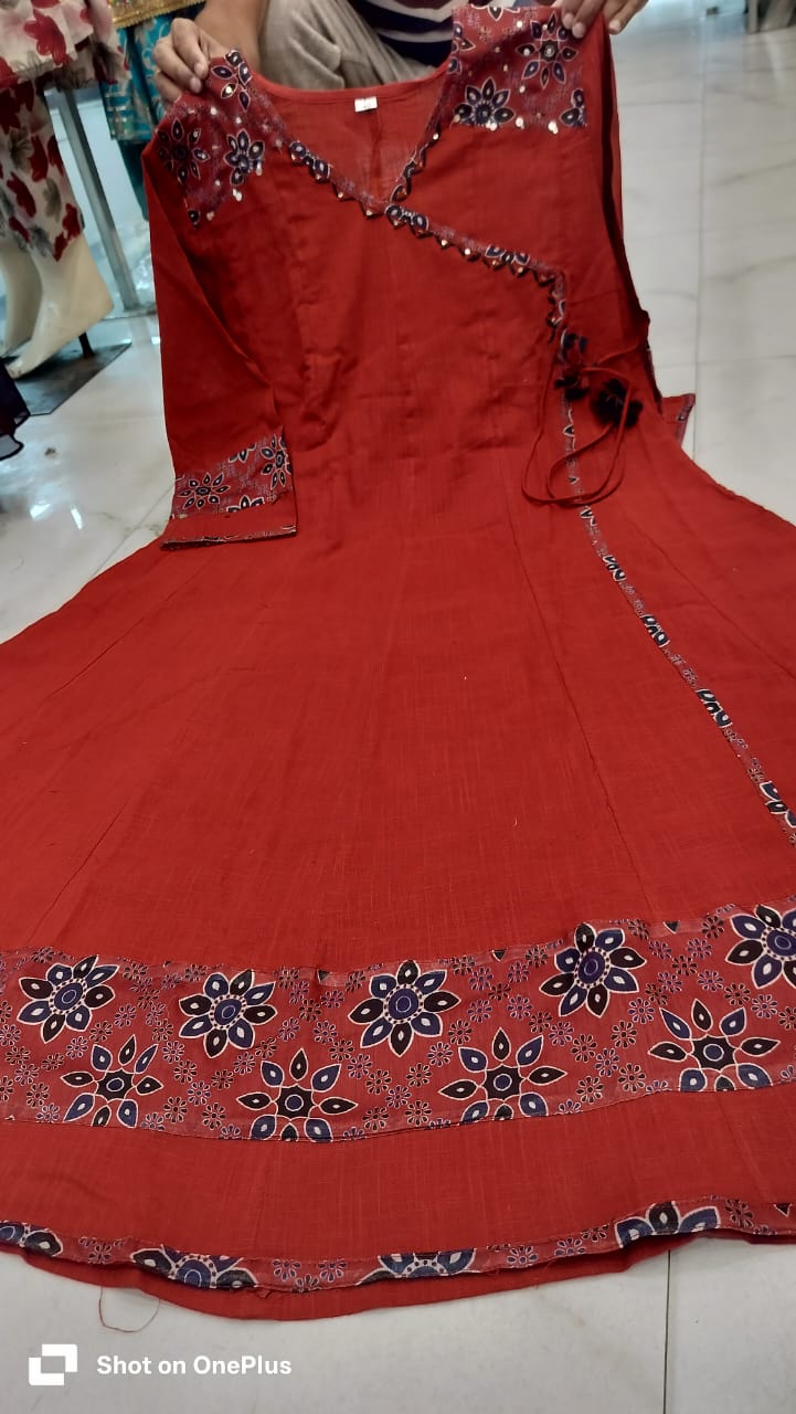 Shyamika Anarkali Kurti Pant Dupatta Set