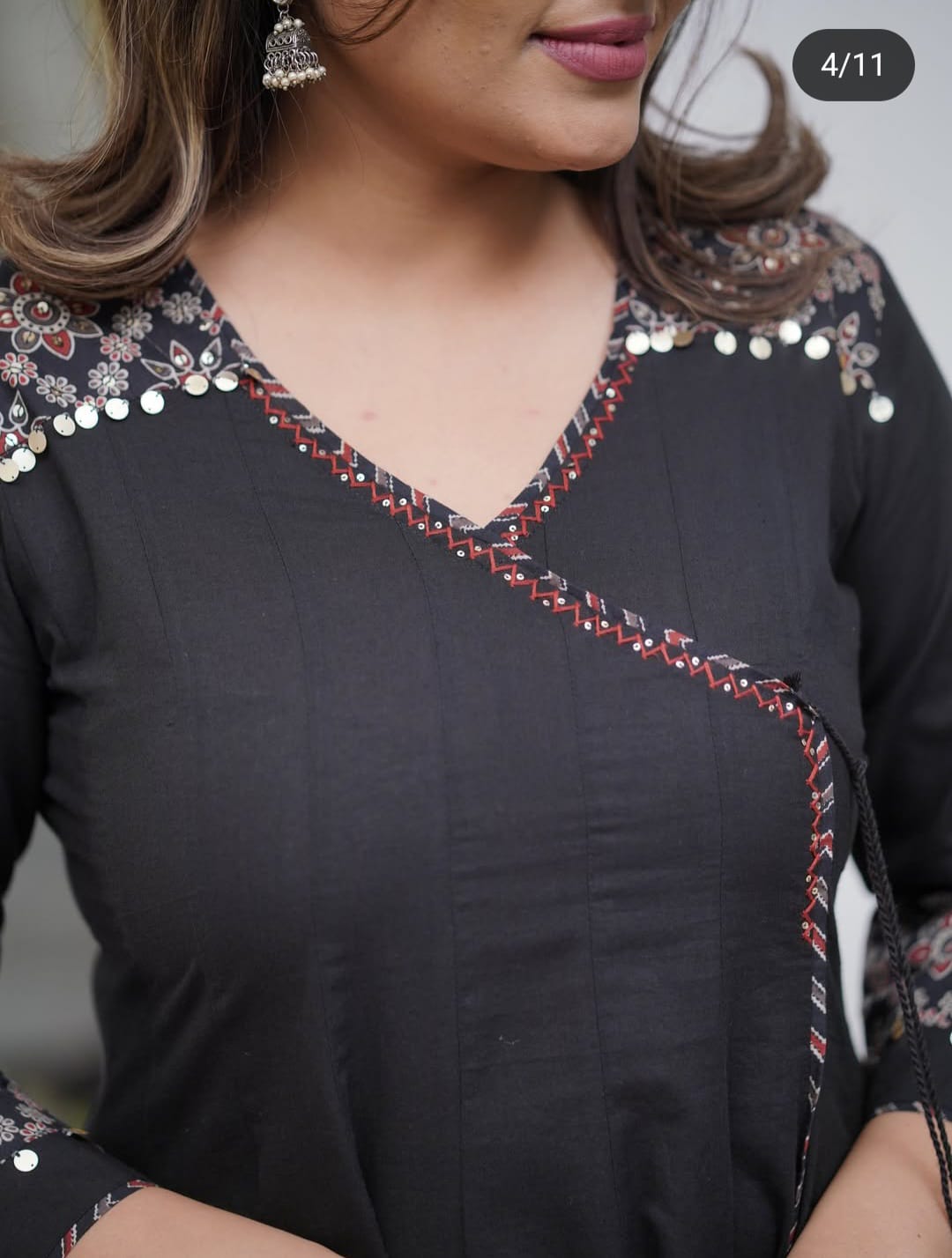 Shyamika Anarkali Kurti Pant Dupatta Set