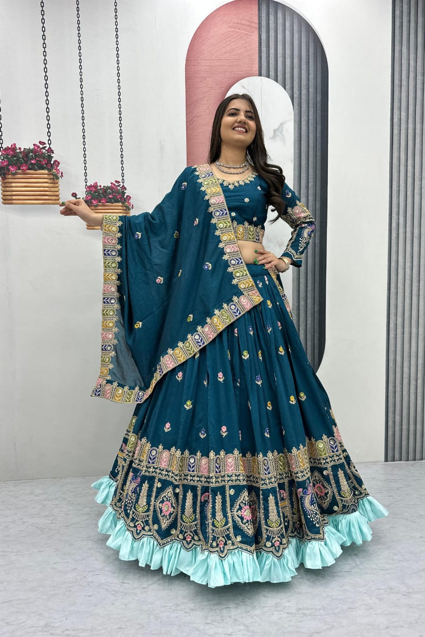 New Launch Morpankhi Mahima Lehenga Choli Set