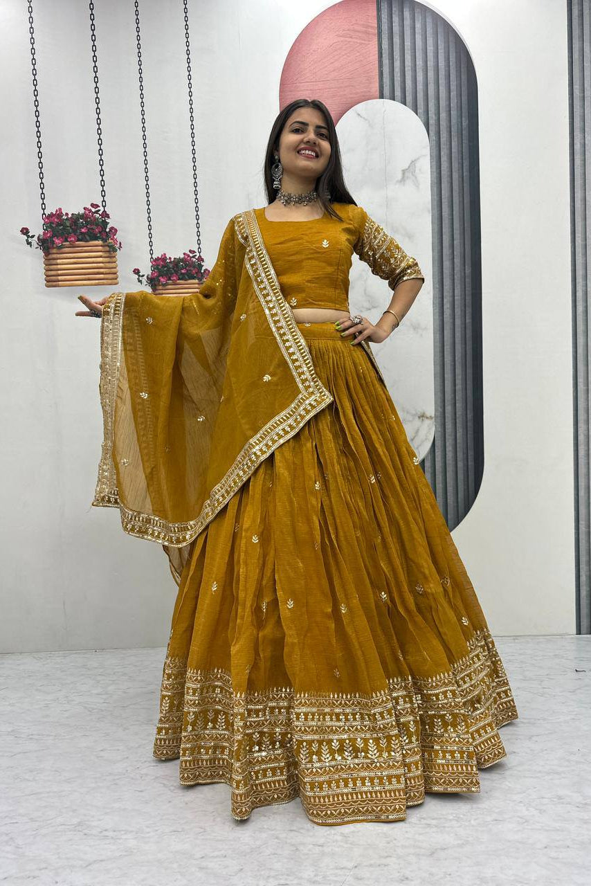 Beautiful Embroidery Lehenga Choli Set