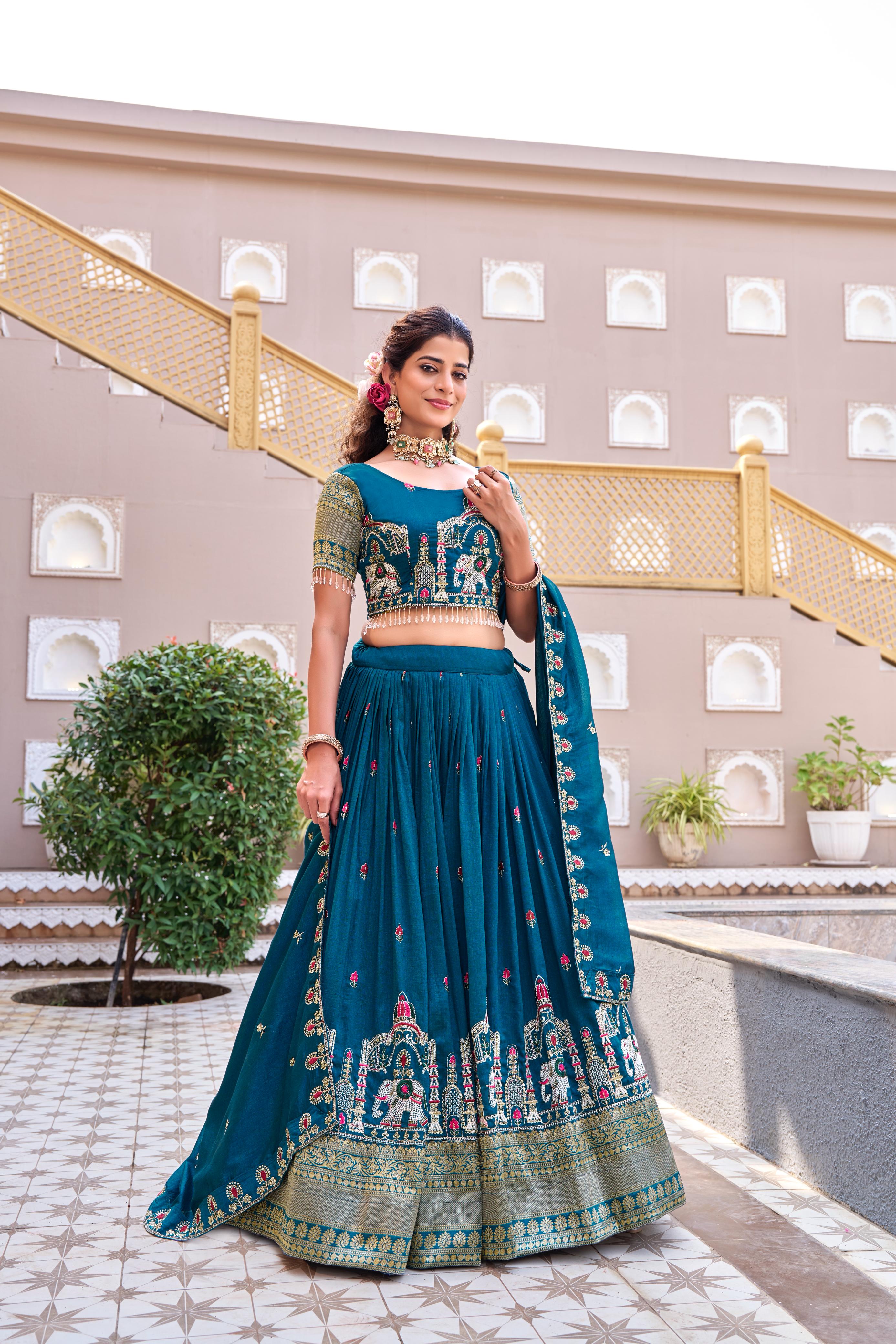 New launch Morpankhi Viraasat Lehenga Choli Set