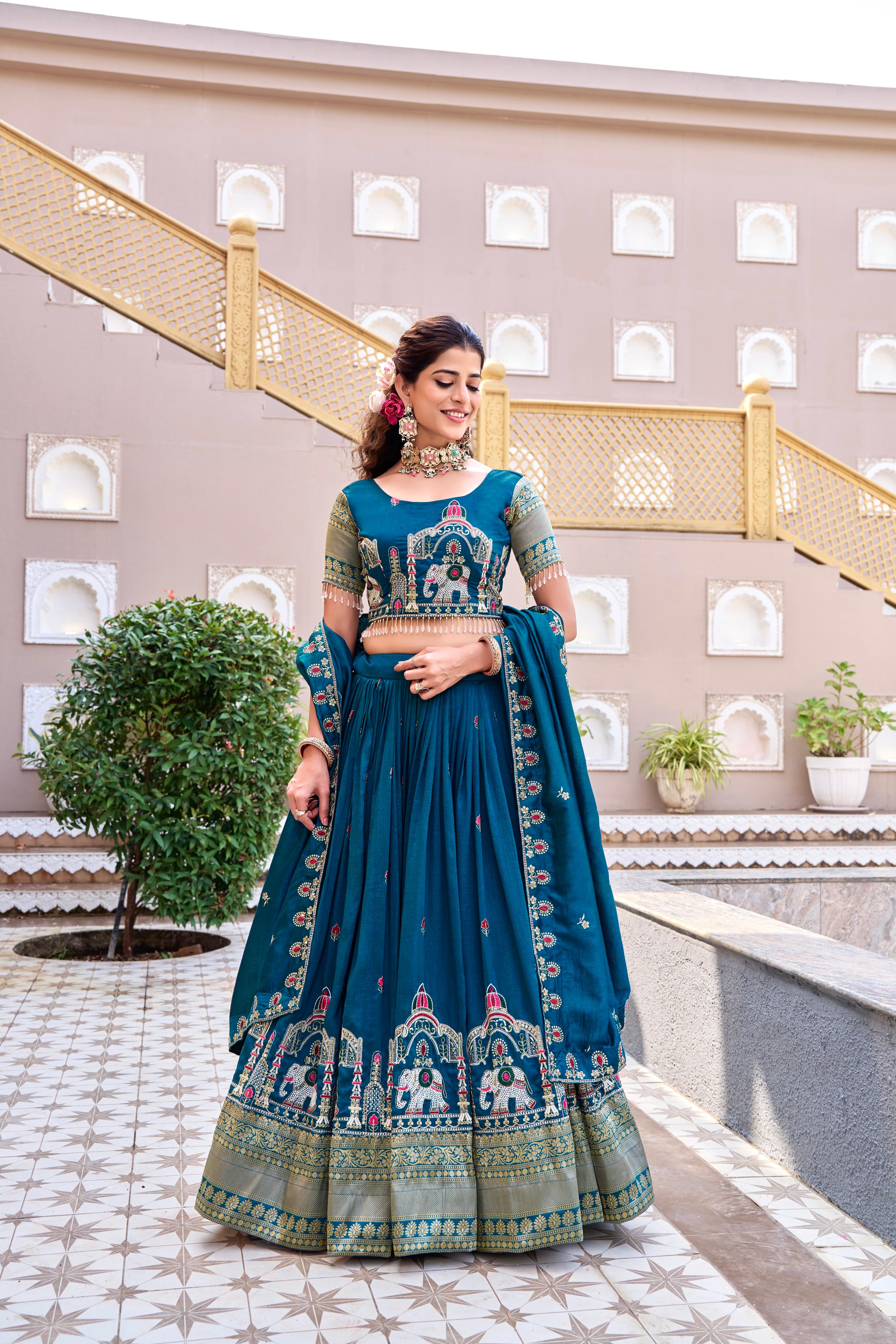 New launch Morpankhi Viraasat Lehenga Choli Set