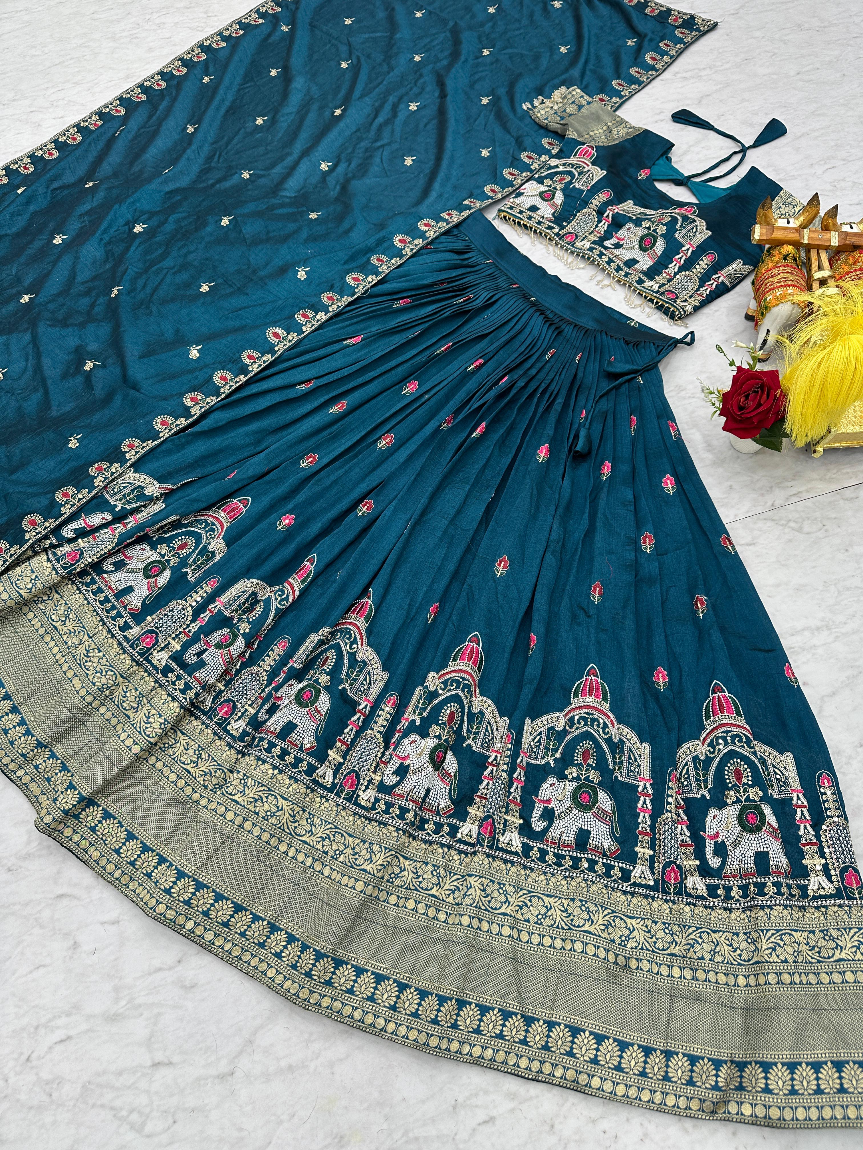 New launch Morpankhi Viraasat Lehenga Choli Set