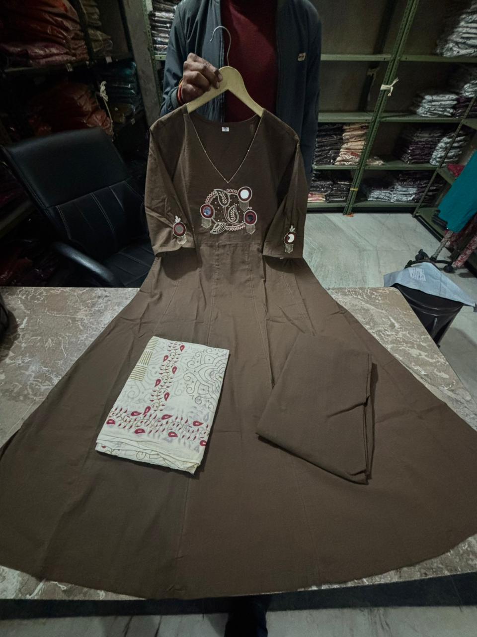 Mehendi Varnika Anarkali Suit Set