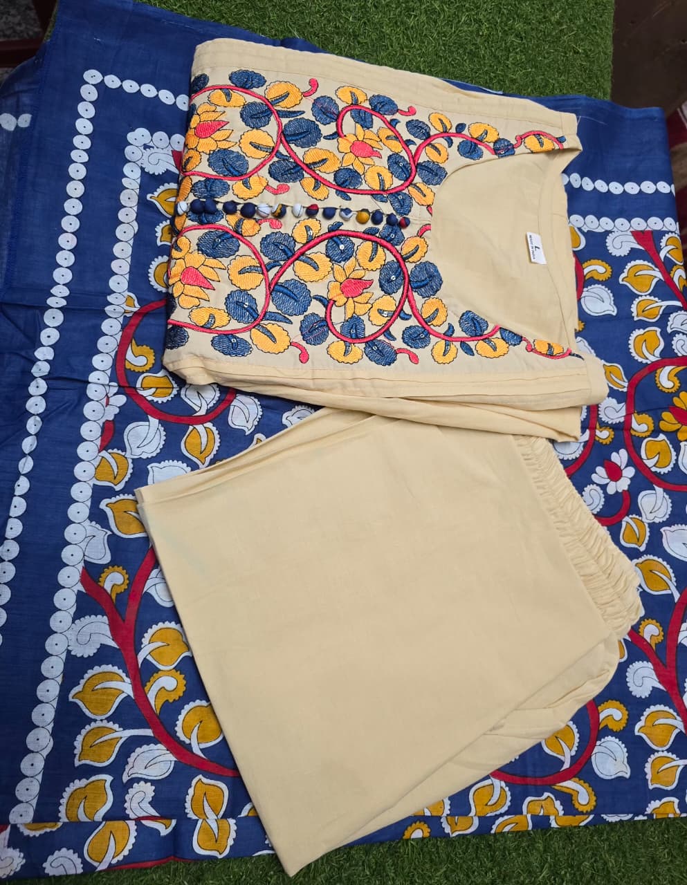 Varnika Kalamkari Cotton Suit Set