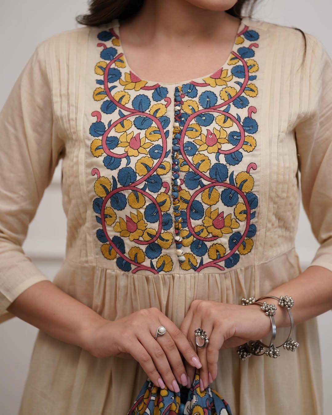 Varnika Kalamkari Cotton Suit Set