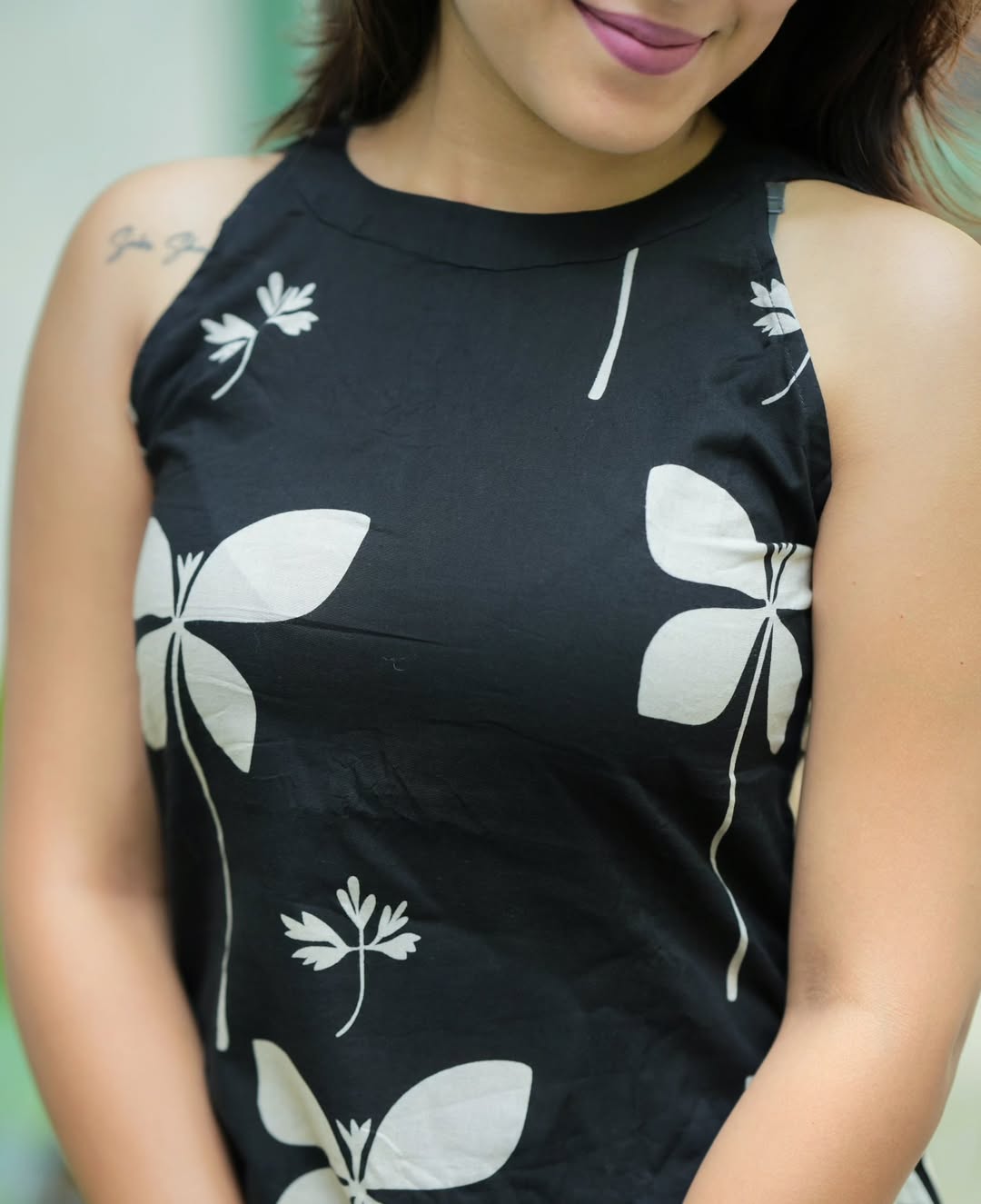 Floral Cotton Kurti Palazzo Co-ord Set