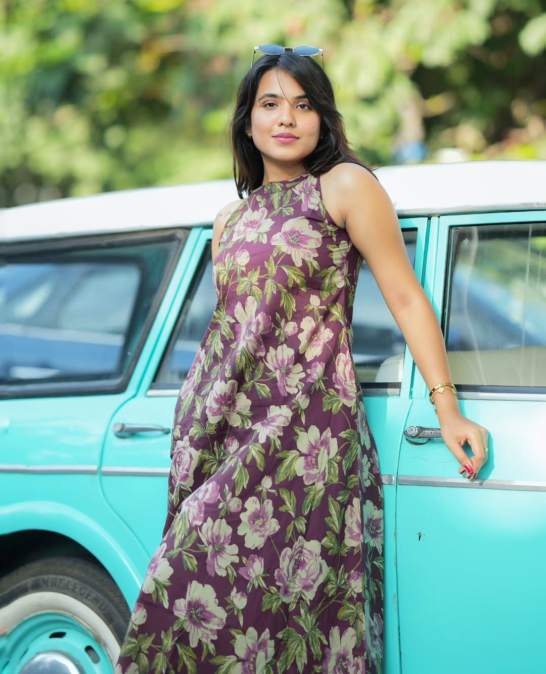 Floral Cotton Kurti Palazzo Co-ord Set