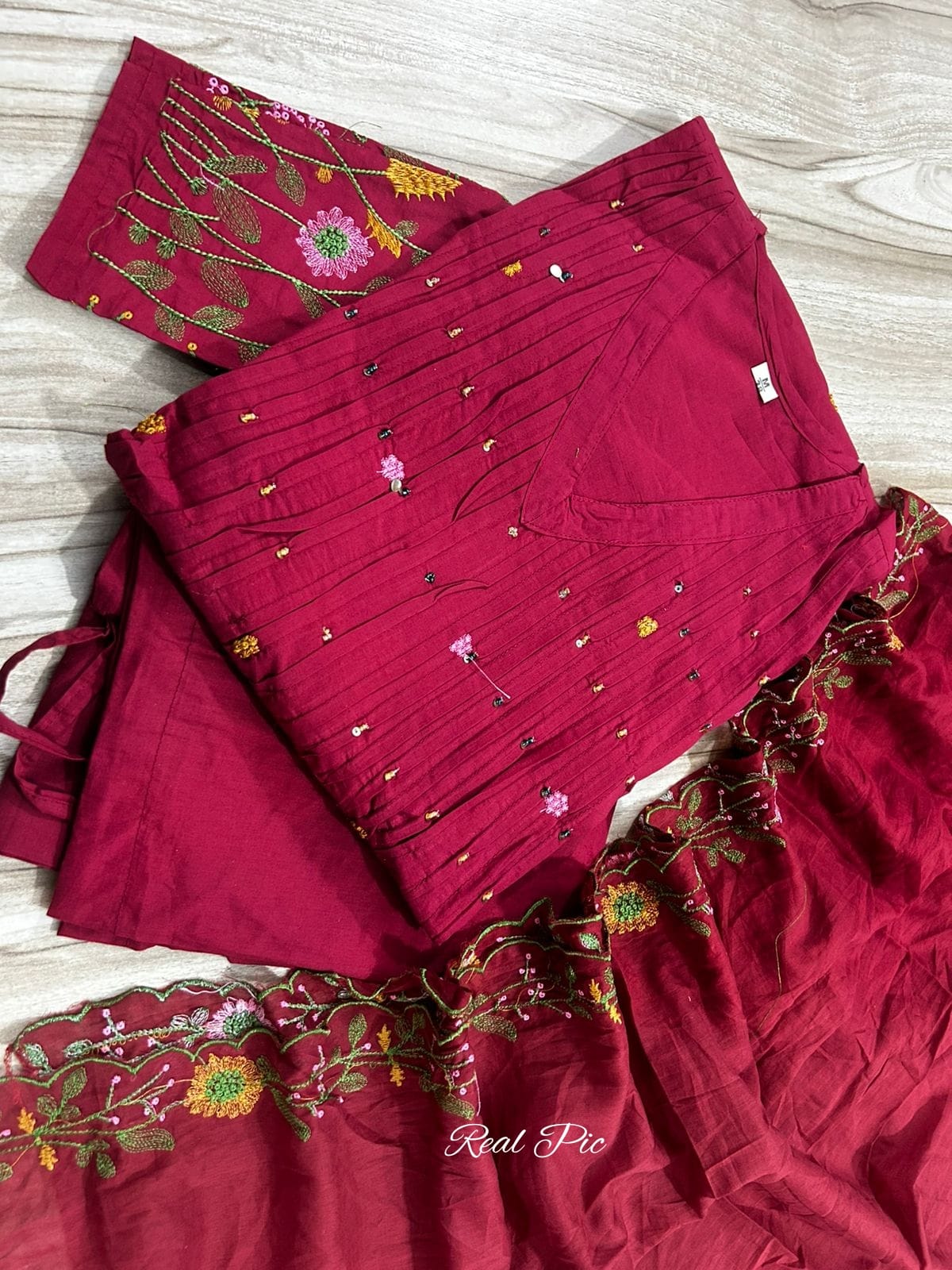 New Launch Anarkali Cotton Suit Set