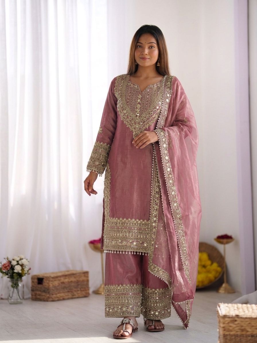 Neerjaara Embroidered Sharara Suit Set