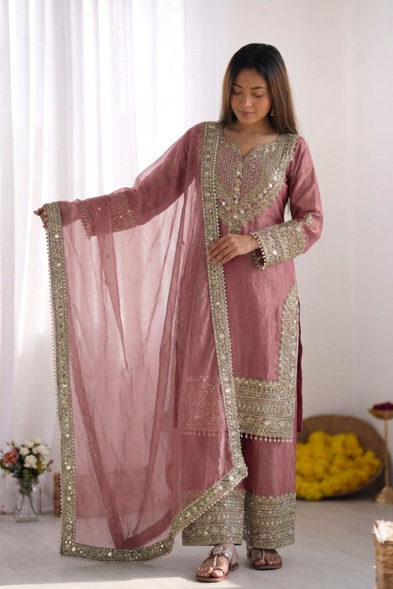 Neerjaara Embroidered Sharara Suit Set