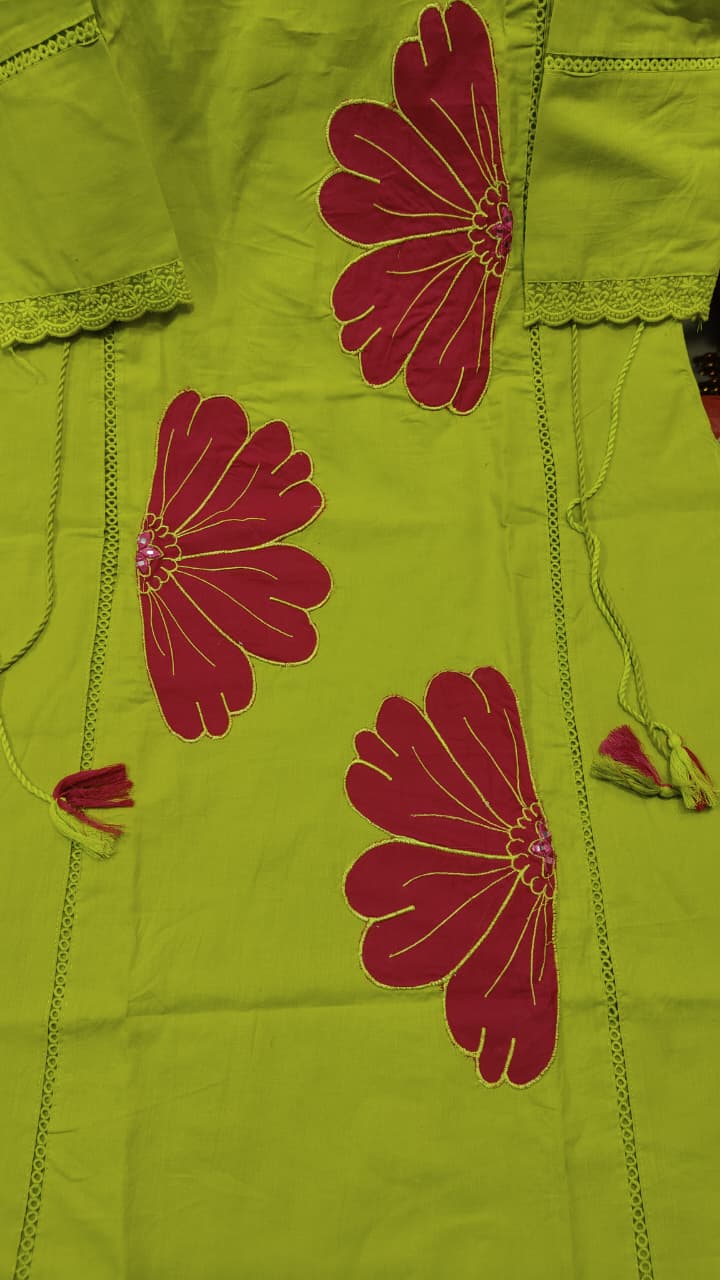 Suryalekha Embroidered Cotton Suit Set