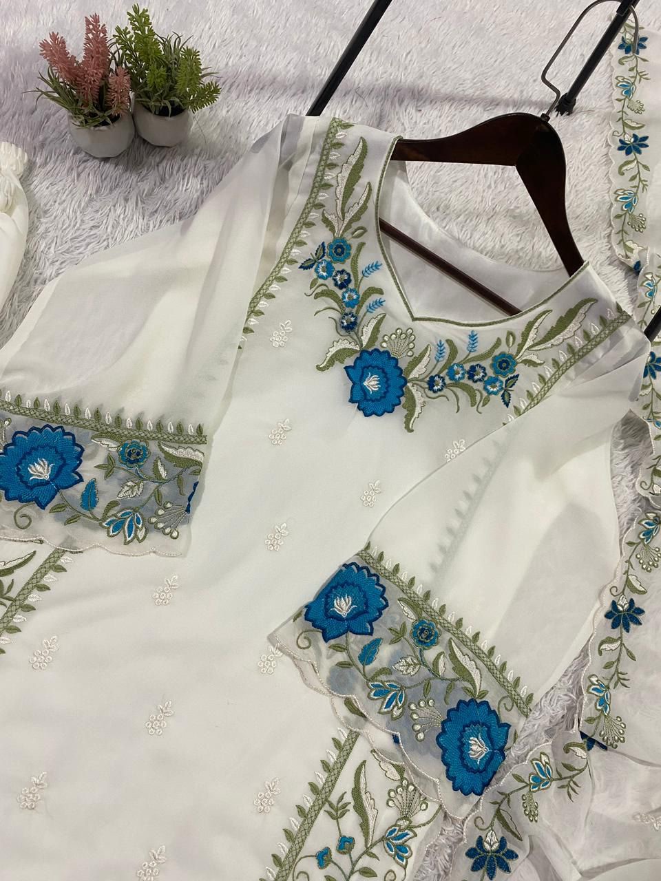 Chandrima Embroidered Palazzo Suit Set