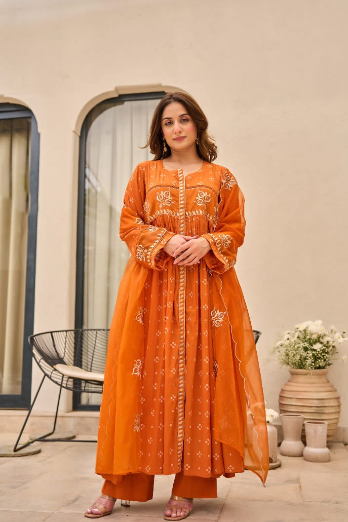 New Launching Amber Grace Anarkali Set