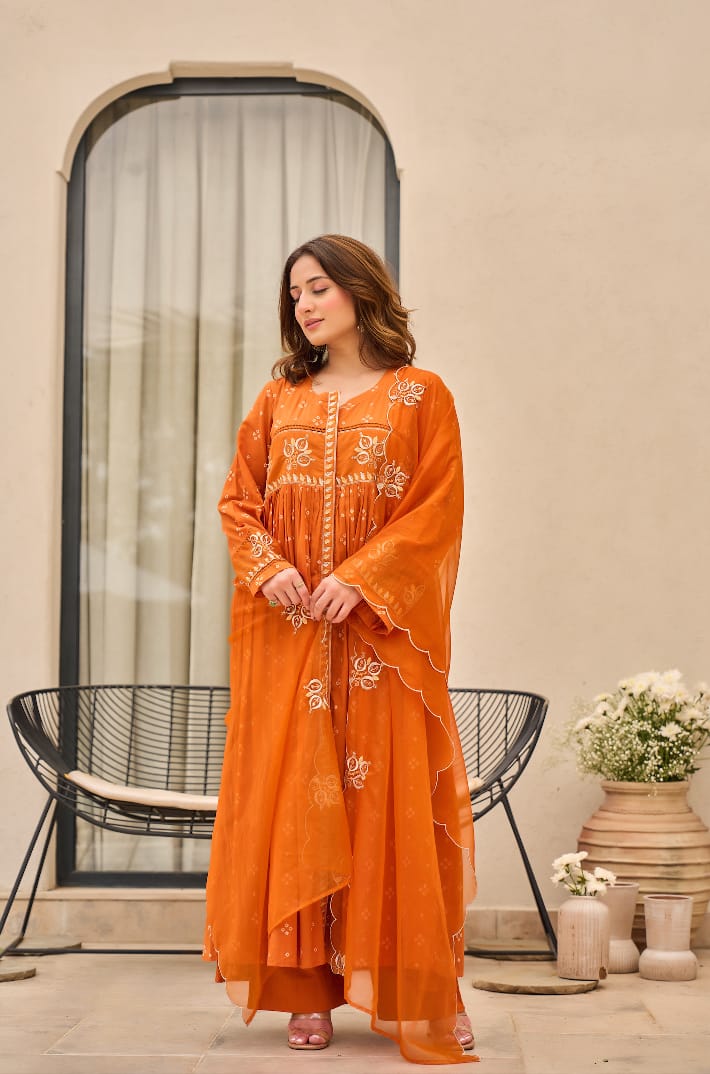 New Launching Amber Grace Anarkali Set