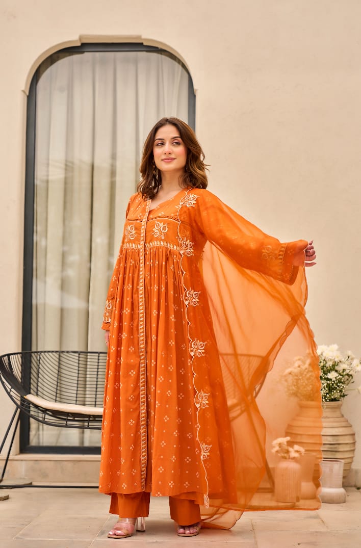 New Launching Amber Grace Anarkali Set