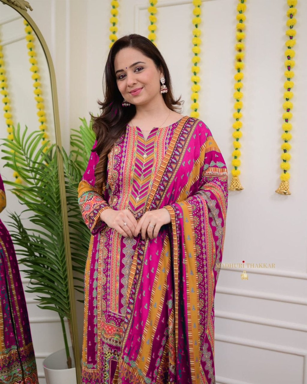 Gulzaar Noor Maslin Sequin Pakistani Suit Set