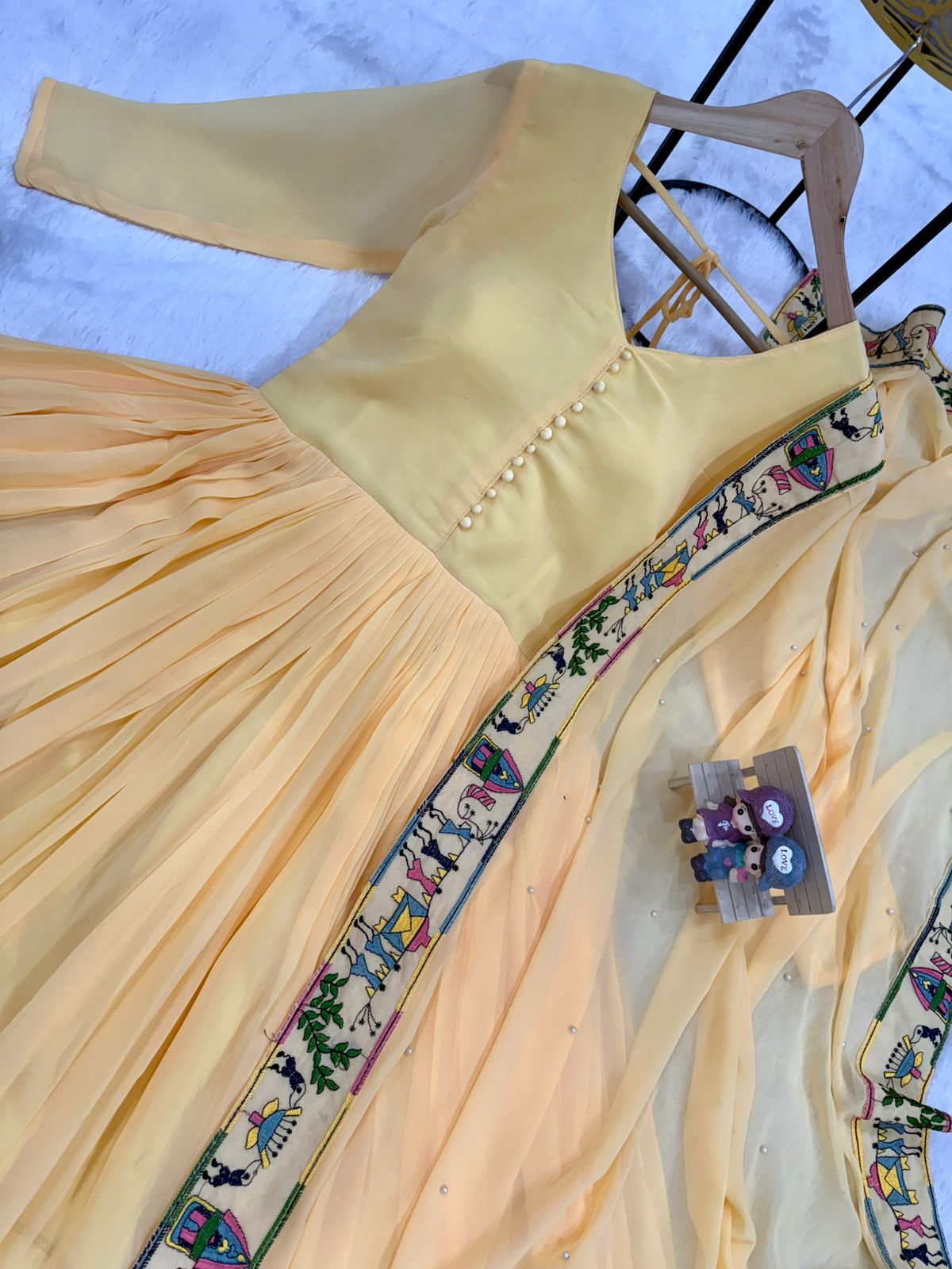 Surmayi Prabha Embroidered Gown Set